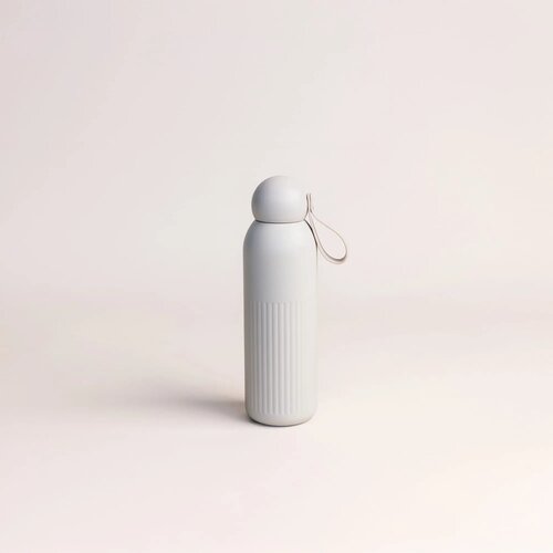 Sagaform Tekla stalen fles (gerecycled) 500 ml beige 500 ml