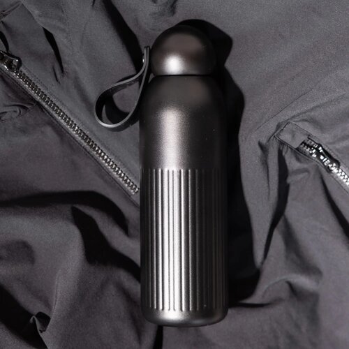 Sagaform Tekla stalen fles (gerecycled) 500 ml zwart 500 ml