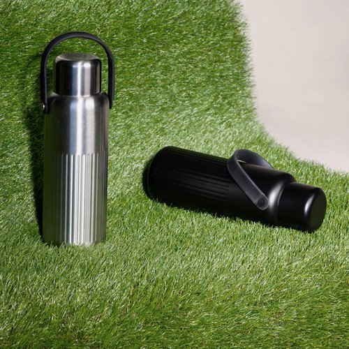 Sagaform Theo Thermosfles (gerecycled) 1 L zilver 1000 ml