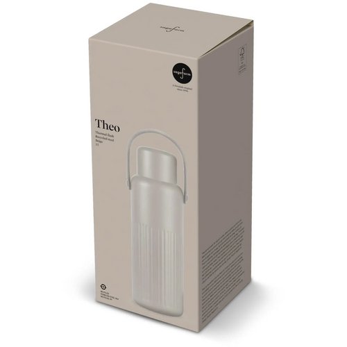 Sagaform Theo Thermosfles (gerecycled) 1 L beige 1000 ml