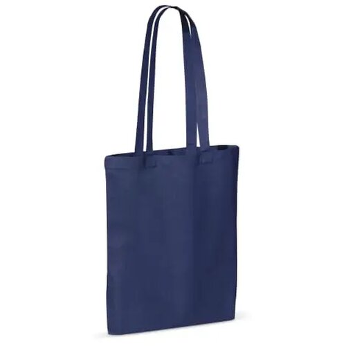 Schoudertas katoen OEKO-TEX® 140g/m² 38x42cm donkerblauw