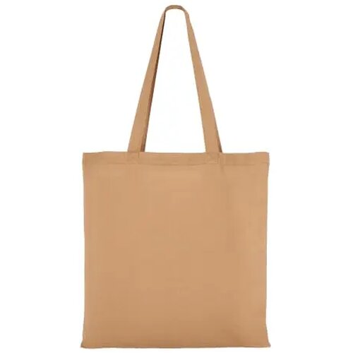 Schoudertas katoen OEKO-TEX® 140g/m² 38x42cm cognac
