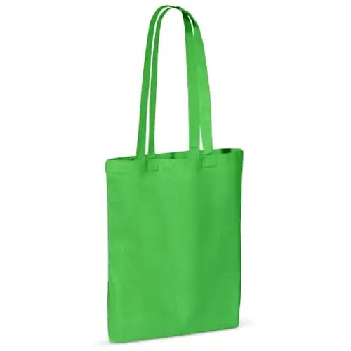 Schoudertas katoen OEKO-TEX® 140g/m² 38x42cm lichtgroen