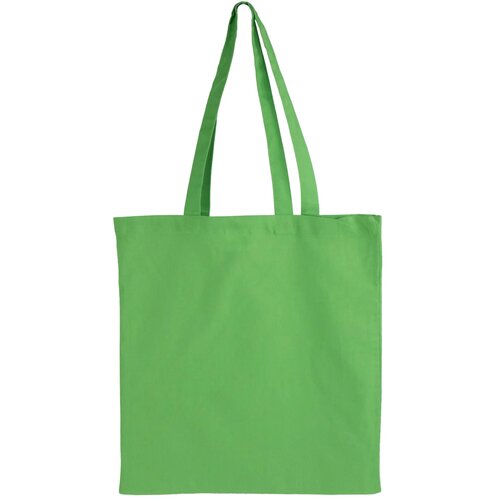 Schoudertas katoen OEKO-TEX® 140g/m² 38x42cm lichtgroen