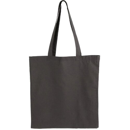 Schoudertas katoen OEKO-TEX® 140g/m² 38x42cm grijs
