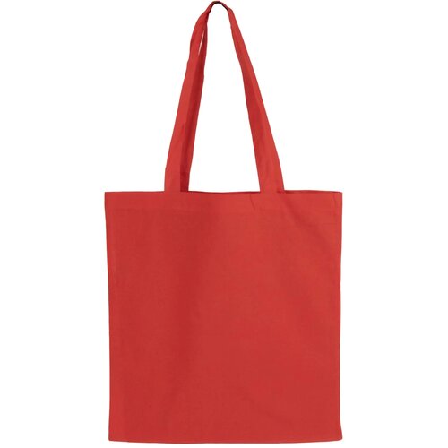 Schoudertas katoen OEKO-TEX® 140g/m² 38x42cm rood