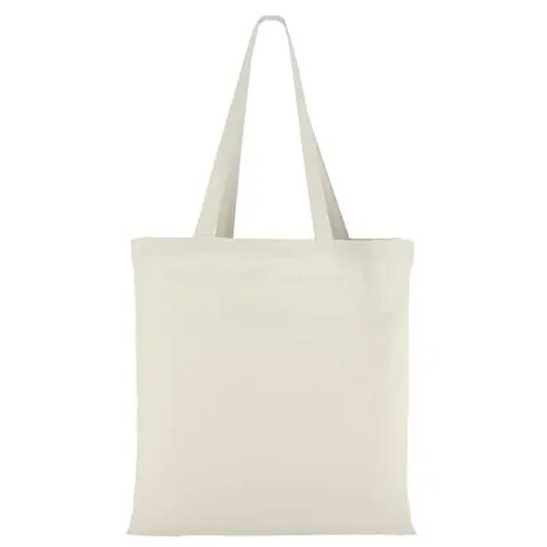 Schoudertas katoen OEKO-TEX® 140g/m² 38x42cm beige
