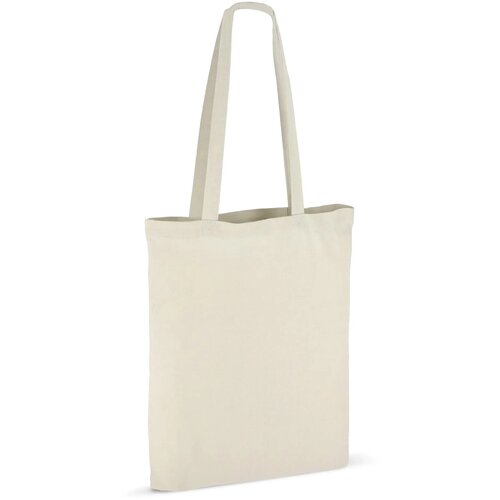 Schoudertas katoen OEKO-TEX® 140g/m² 38x42cm beige
