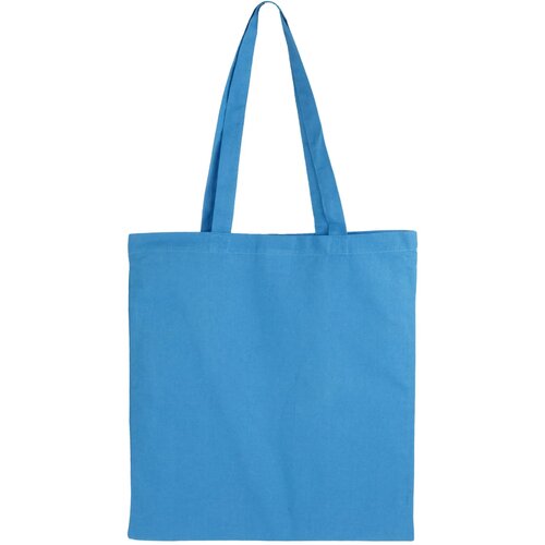 Schoudertas katoen OEKO-TEX® 140g/m² 38x42cm lichtblauw