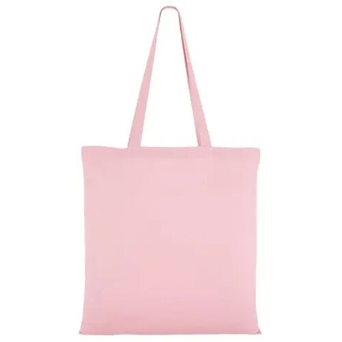 Schoudertas katoen OEKO-TEX® 140g/m² 38x42cm pastel rose