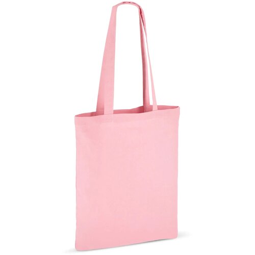 Schoudertas katoen OEKO-TEX® 140g/m² 38x42cm pastel rose