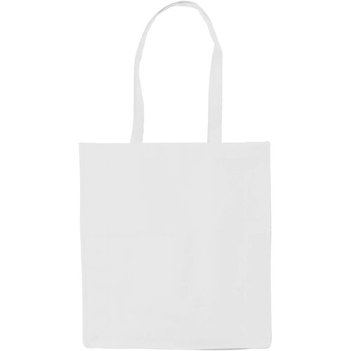 Schoudertas non-woven 75g/m² wit