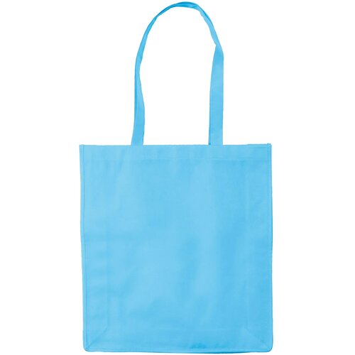 Schoudertas non-woven 75g/m² lichtblauw