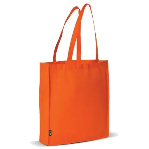 Schoudertas non-woven 75g/m² oranje
