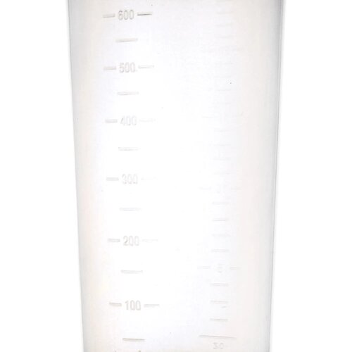 Shaker fles 700ml wit