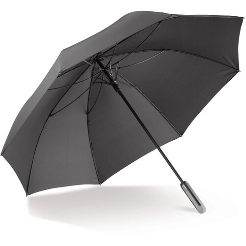Stokparaplu 25” auto open zwart
