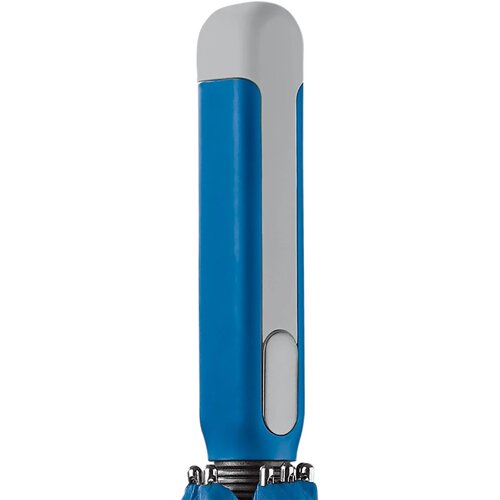 Stokparaplu 25” auto open blauw