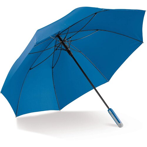 Stokparaplu 25” auto open blauw