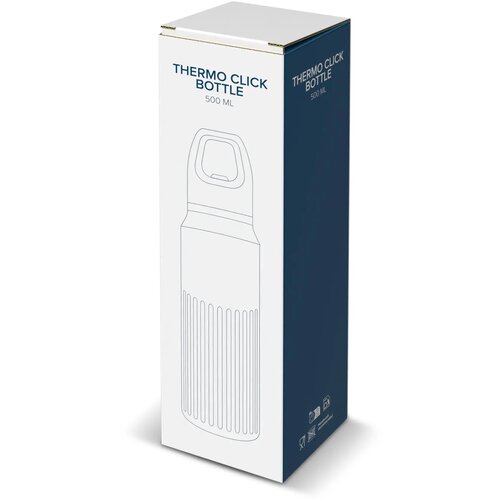 Thermofles met Easy-Click dop grijs 500 ml