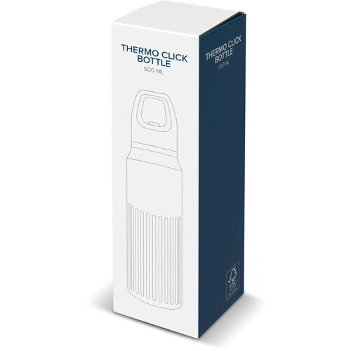 Thermofles met Easy-Click dop donkerblauw 500 ml
