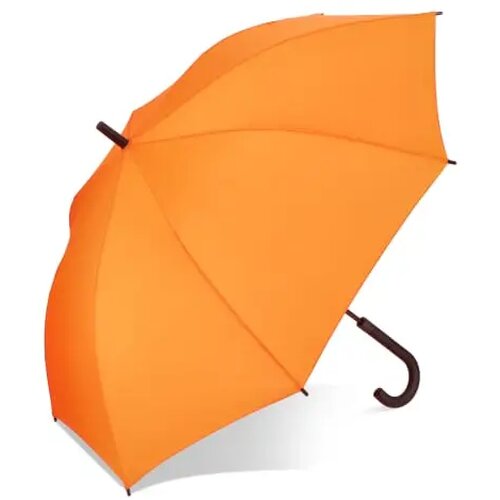 Verdure 190T Pongee 23" Winddichte haakparaplu Auto open oranje