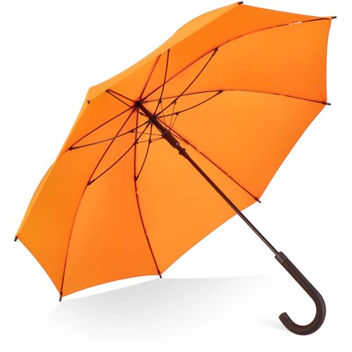 Verdure 190T Pongee 23" Winddichte haakparaplu Auto open oranje