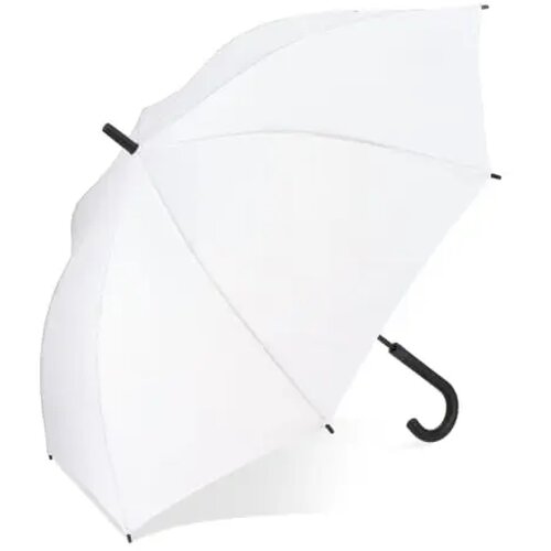 Verdure 190T Pongee 23" Winddichte haakparaplu Auto open wit