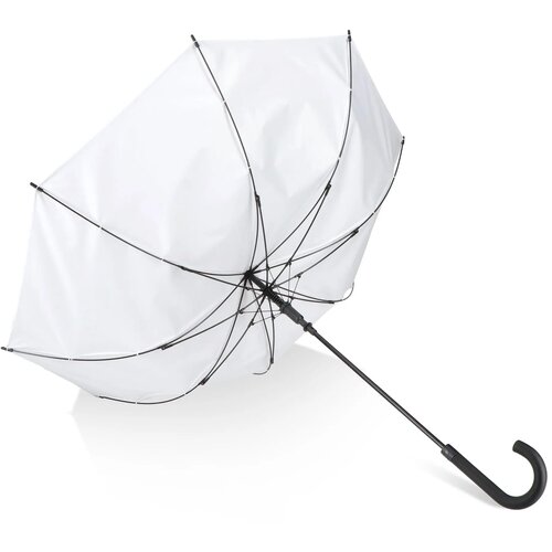 Verdure 190T Pongee 23" Winddichte haakparaplu Auto open wit