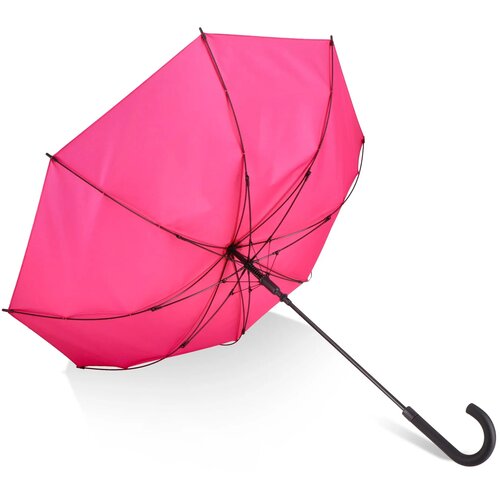 Verdure 190T Pongee 23" Winddichte haakparaplu Auto open roze