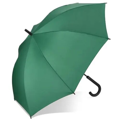 Verdure 190T Pongee 23" Winddichte haakparaplu Auto open donker groen