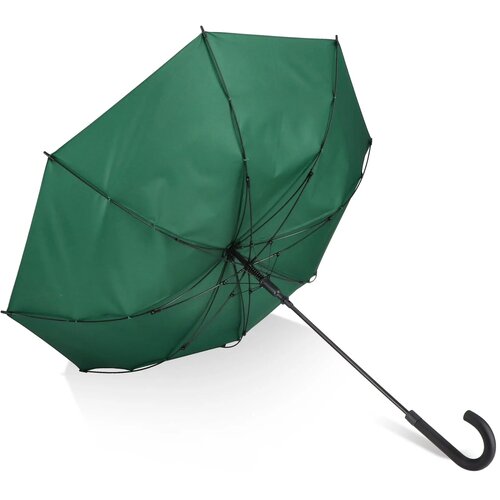 Verdure 190T Pongee 23" Winddichte haakparaplu Auto open donker groen