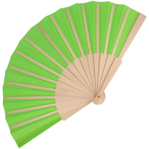 Waaier hout &amp; R-PET lichtgroen