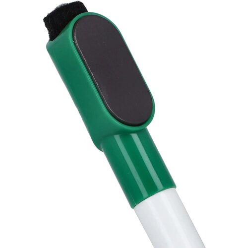 Whiteboardmarker met magneet en wisser groen
