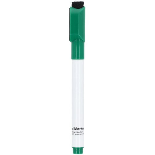 Whiteboardmarker met magneet en wisser groen
