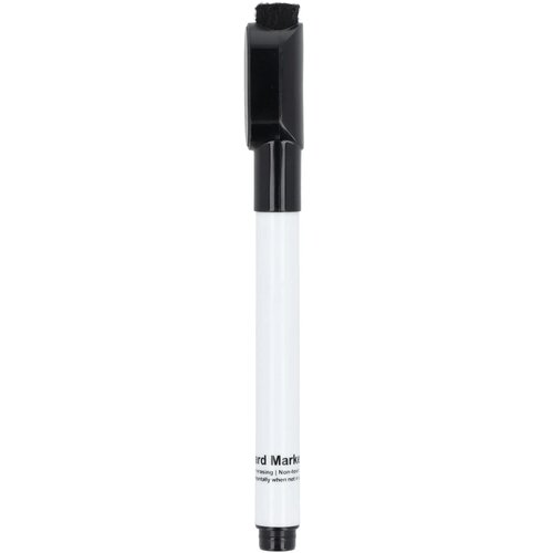 Whiteboardmarker met magneet en wisser zwart