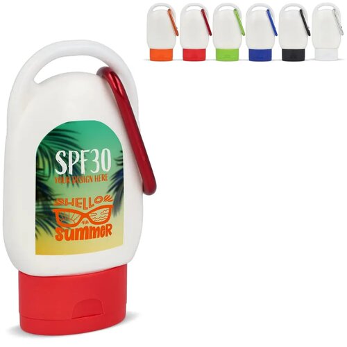 Zonnebrandlotion met Karabijnhaak SPF30 Gerecycled Materiaal