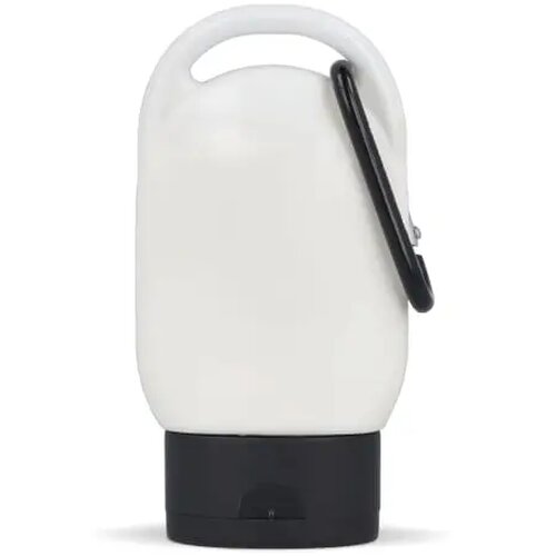 Zonnebrandlotion met Karabijnhaak SPF30 Gerecycled Materiaal zwart