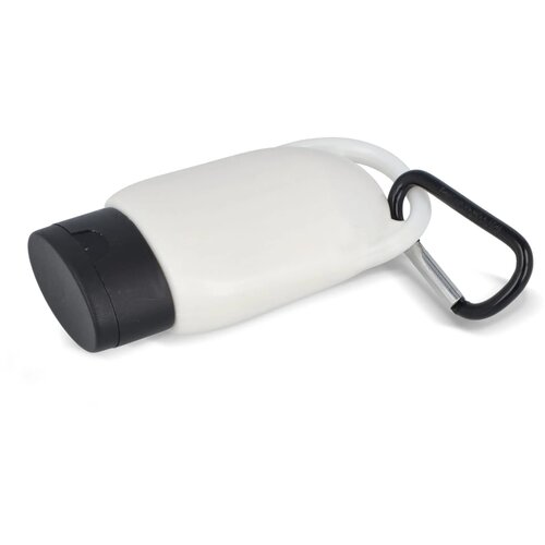 Zonnebrandlotion met Karabijnhaak SPF30 Gerecycled Materiaal zwart