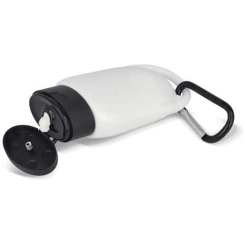 Zonnebrandlotion met Karabijnhaak SPF30 Gerecycled Materiaal zwart