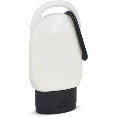 Zonnebrandlotion met Karabijnhaak SPF30 Gerecycled Materiaal zwart