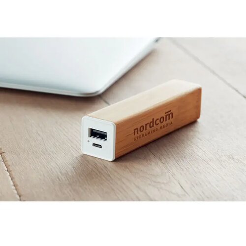 2200 mah bamboe powerbank Powerbam hout