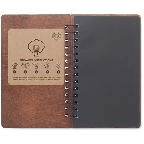 A5 berken growbook™ Savage bruin
