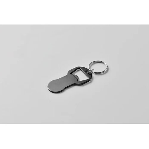 Alu sleutelhanger flesopener Clave zwart