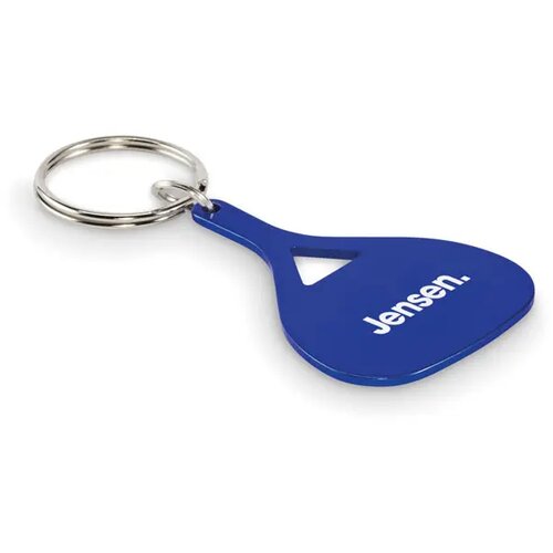 Alu sleutelhanger peddel Kepad blauw