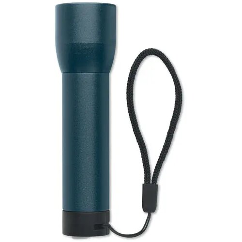 Aluminium oplaadbare zaklamp Lumezo marineblauw