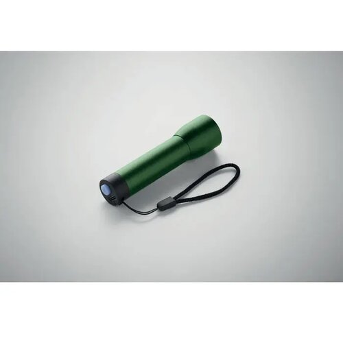 Aluminium oplaadbare zaklamp Lumezo donker marinegroen