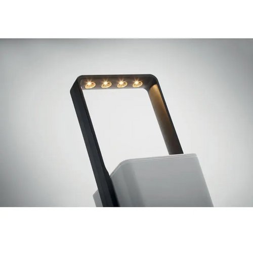 Binnentuin met led lamp Lushlet wit