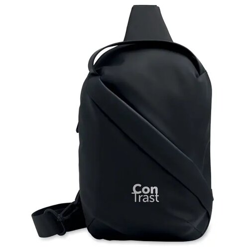 Crossbody tas van zacht pu Day zwart