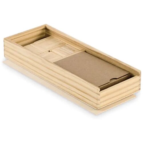Domino en kaarten set Domi&cards hout