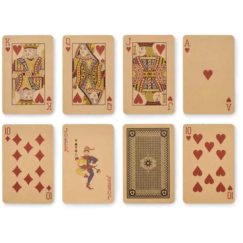 Domino en kaarten set Domi&cards hout